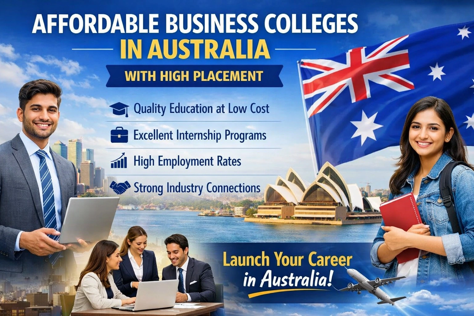 Affordable Business Colleges in Australia with High Placement